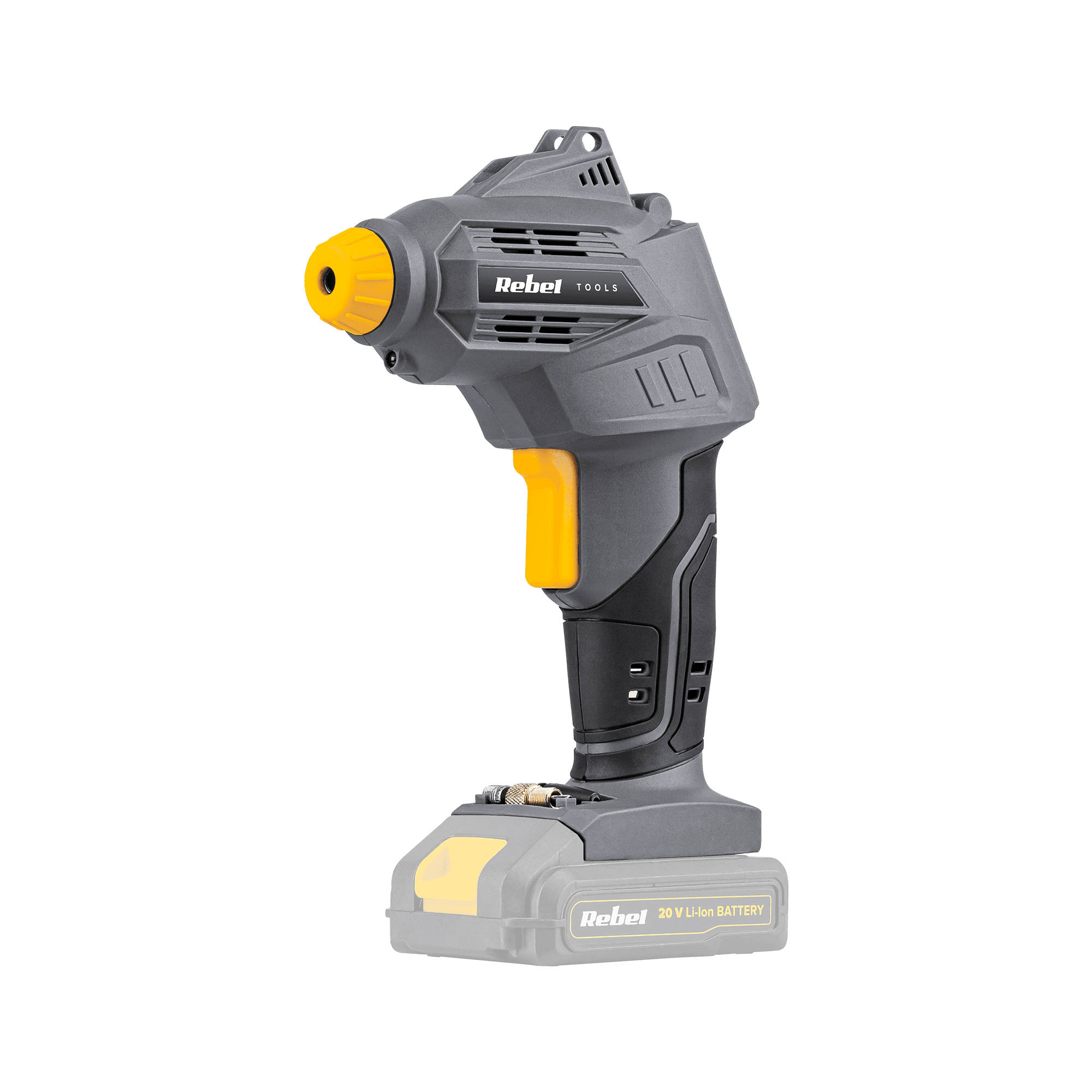 Akumulatorski kompresor Rebel Tools 20V, 2A, 7 bar