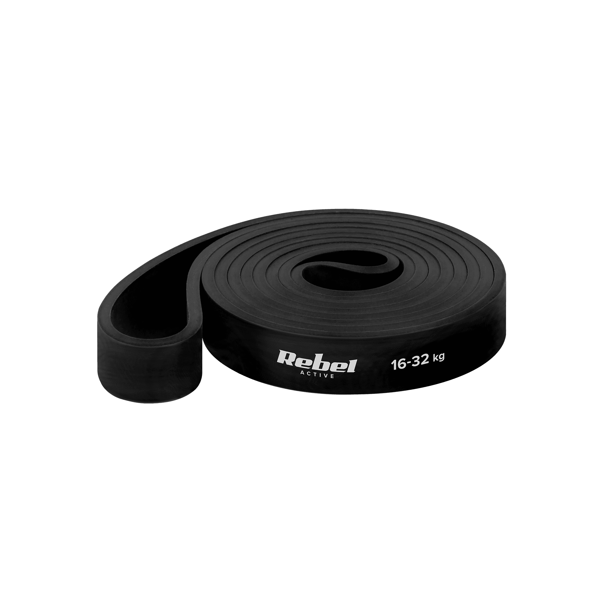 Guma za vadbo TPE Rebel Active Power Band PT-3, črna (16-32 kg)
