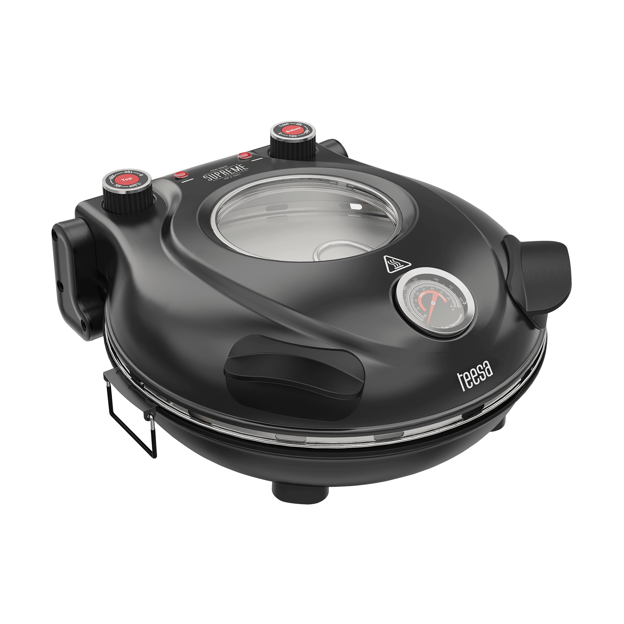 Pica peč Teesa SUPREME, 1200 W, 32 cm, okence, odstranen kamen