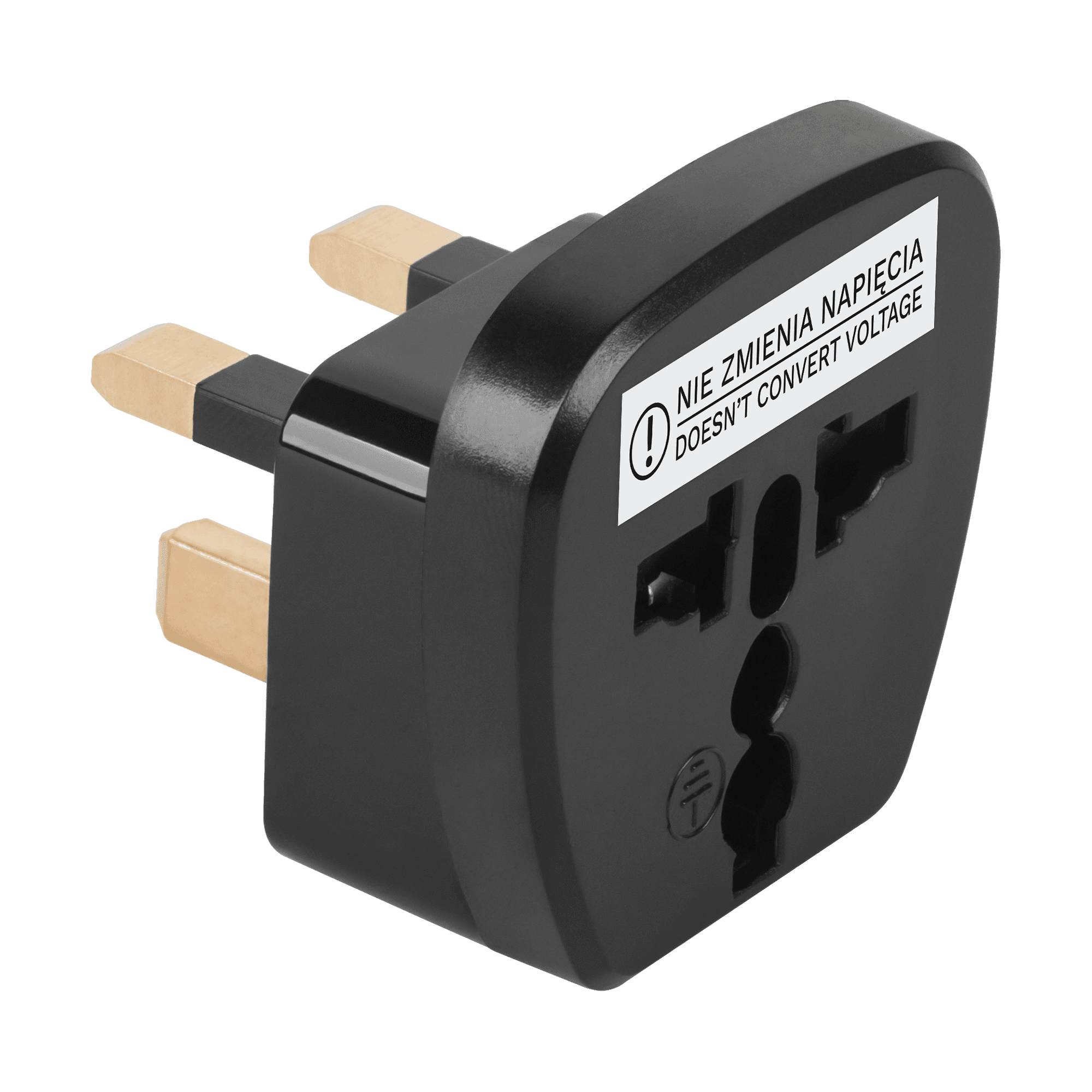 LP AC adapter UK vtič - univerzalna vtičnica, črn