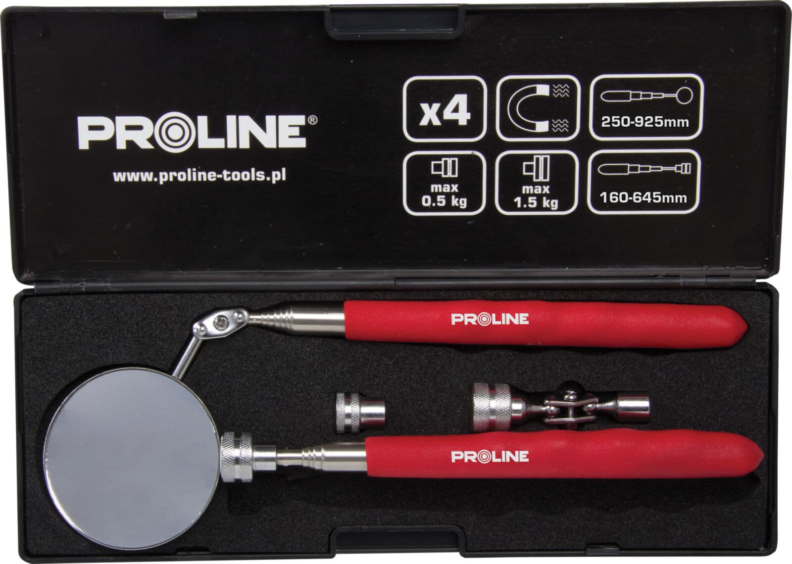 Proline Inspekcijski set: magnetni prijemalnik in ogledalce